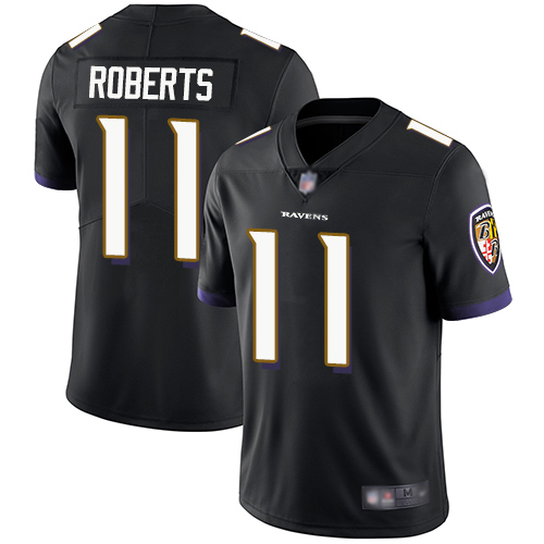Baltimore Ravens Limited Black Men Seth Roberts Alternate Jersey NFL Football #11 Vapor Untouchable